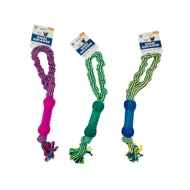 Bungee Rope and Bone Toy