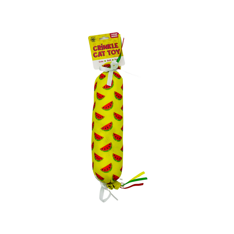Crinkle Barrel Cat Toy