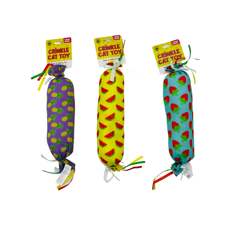 Crinkle Barrel Cat Toy