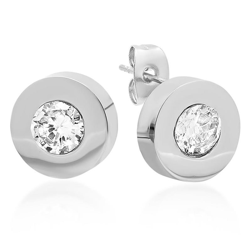 Ladies Stainless Steel Stud Earrings