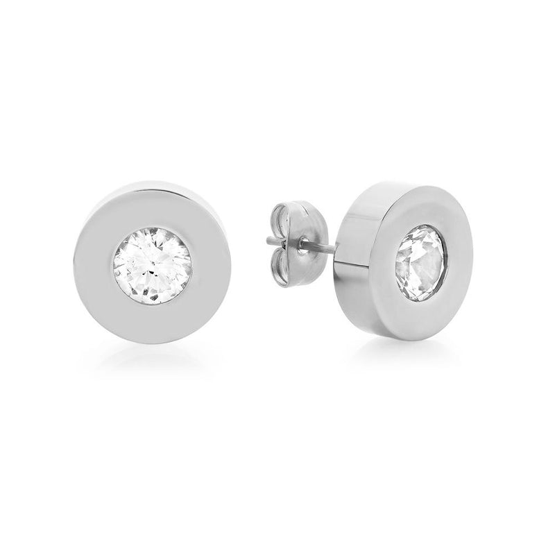 Ladies Stainless Steel Stud Earrings