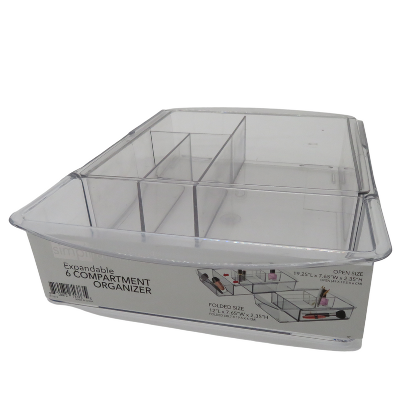 Expandable 6 Compartment Organizer
