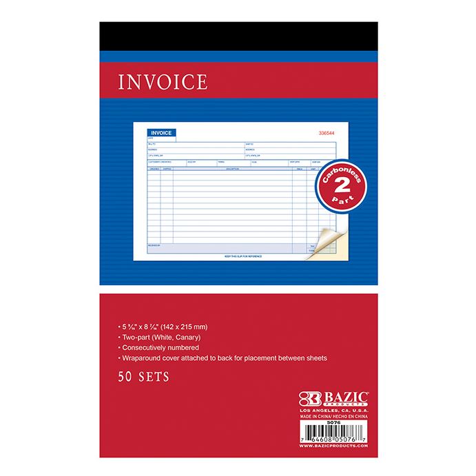Invoice Carbonless 50 Sets