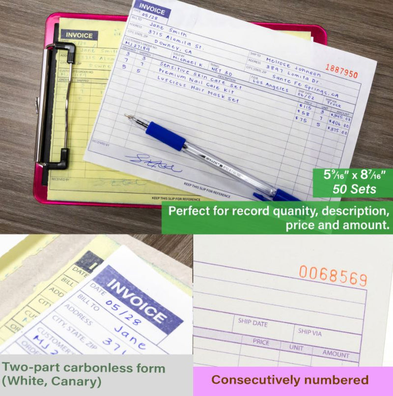 Invoice Carbonless 50 Sets